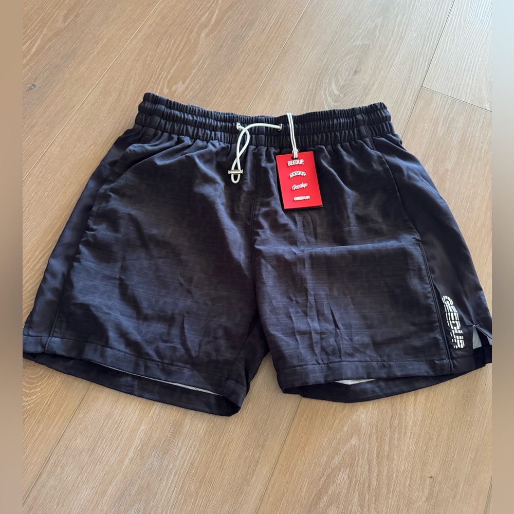 GEEDUP Dark  Men's Elastic Waist  Shorts